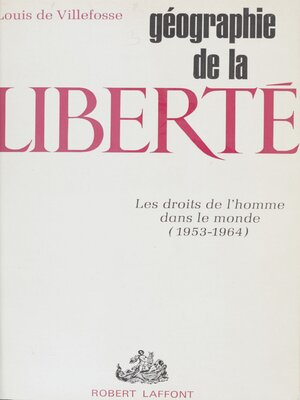 cover image of Géographie de la liberté